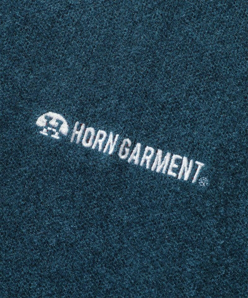 HORN GARMENT MENS Arch Velour Sweater