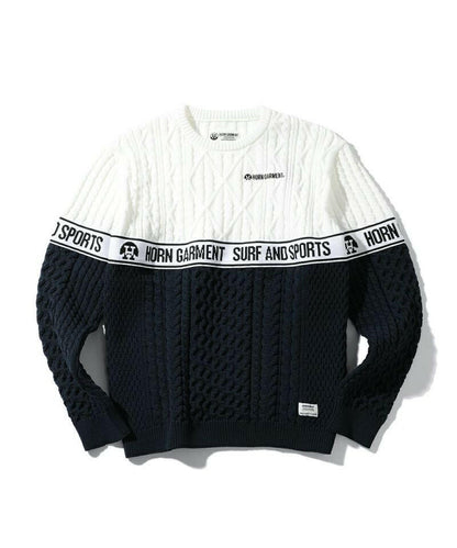 HORN G.M.T MENS Palette Cable Sweater