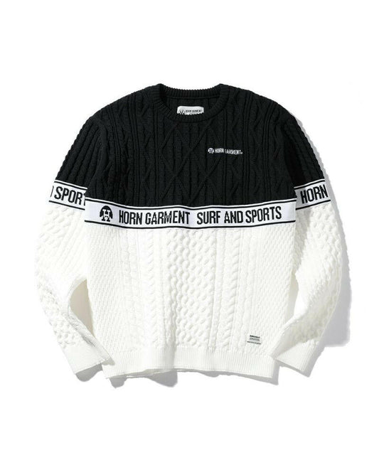 HORN G.M.T MENS Palette Cable Sweater