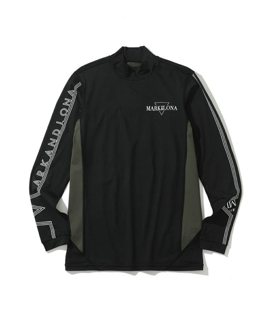 MARK&LONA MENS Mock Neck Long Sleeve Shirt