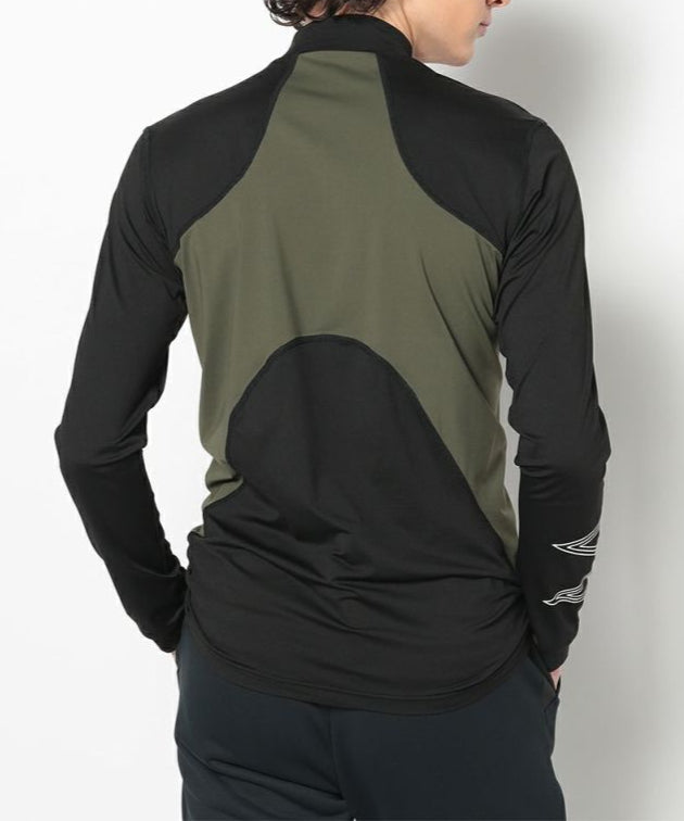 MARK&LONA MENS Mock Neck Long Sleeve Shirt