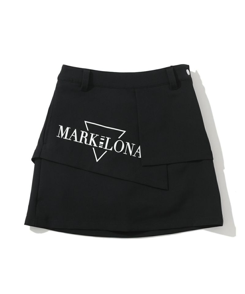 MARK&LONA WOMENS Asymmetrical Peplum Skirt