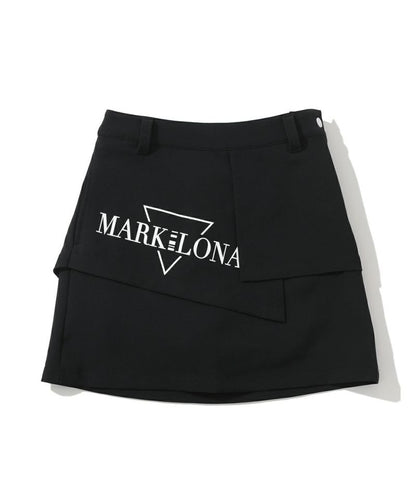 MARK&LONA WOMENS Asymmetrical Peplum Skirt