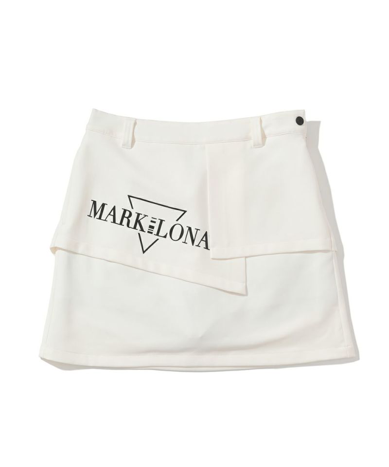 MARK&LONA WOMENS Asymmetrical Peplum Skirt