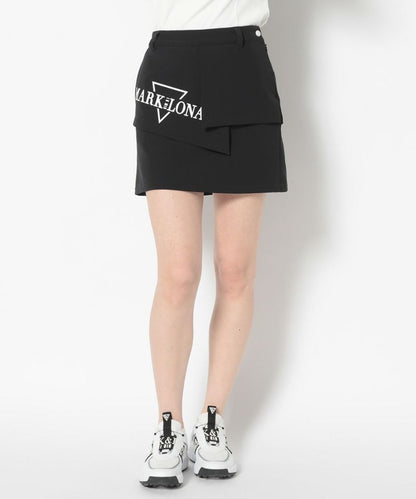 MARK&LONA WOMENS Asymmetrical Peplum Skirt