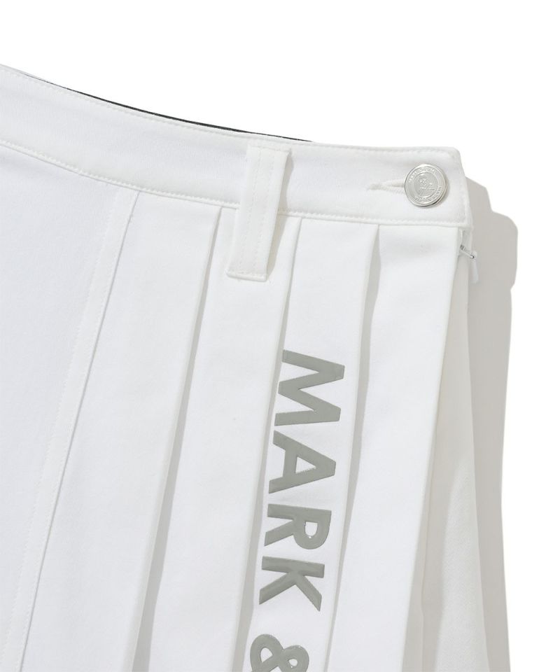 MARK&LONA WOMENS Lotta Asym Pleated Mini Skirt