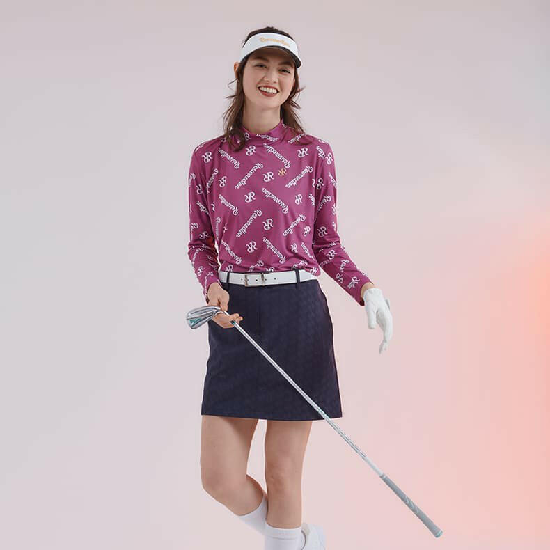 Resurrection WOMENS モノグラムロゴモックネック