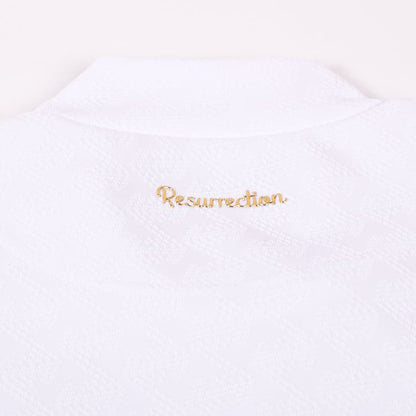 Resurrection MEN GM Jacquard Short-sleeved Mock Neck