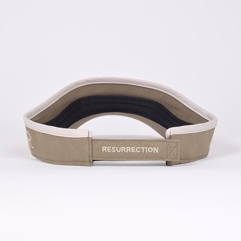 Resurrection MENS Two-Tone Embossed Sun Visor