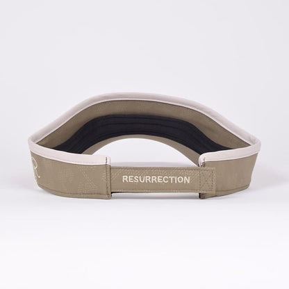 Resurrection MENS Two-Tone Embossed Sun Visor