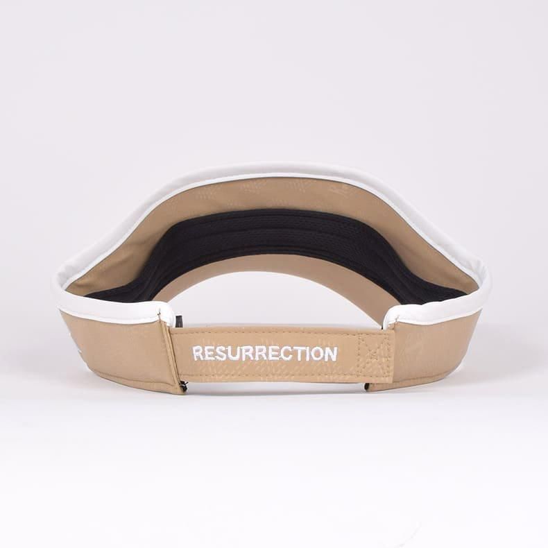 Resurrection MENS Two-Tone Embossed Sun Visor