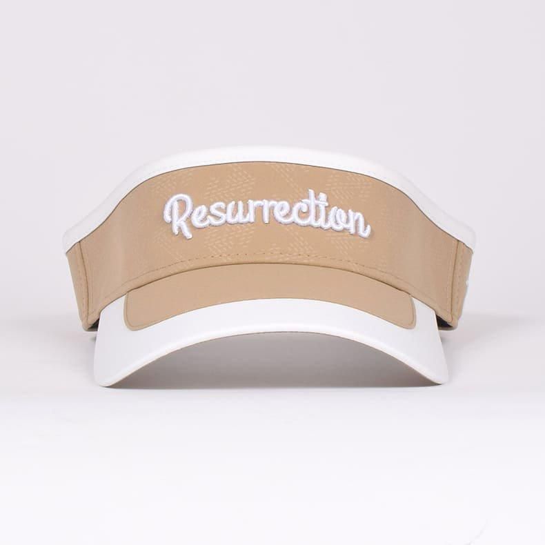 Resurrection MENS Two-Tone Embossed Sun Visor