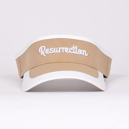 Resurrection MENS Two-Tone Embossed Sun Visor