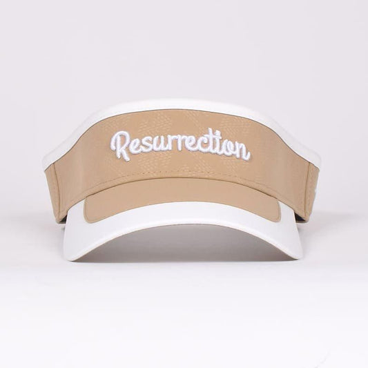 Resurrection MENS Two-Tone Embossed Sun Visor