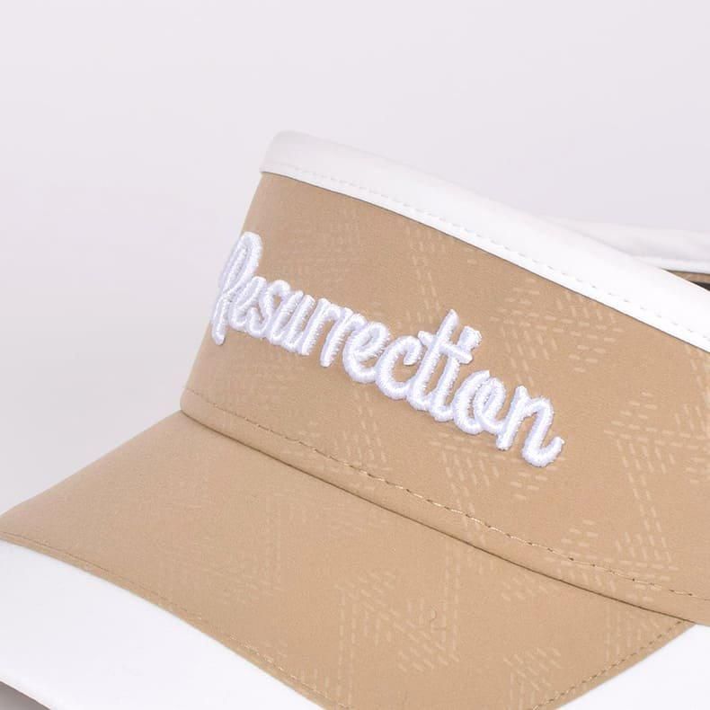 Resurrection MENS Two-Tone Embossed Sun Visor