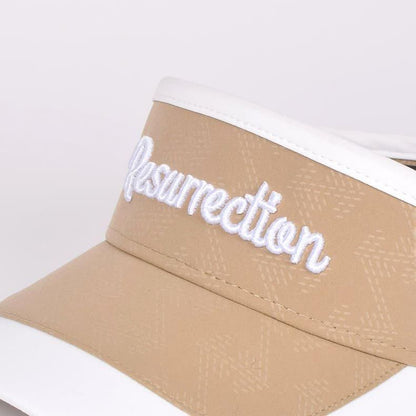 Resurrection MENS Two-Tone Embossed Sun Visor