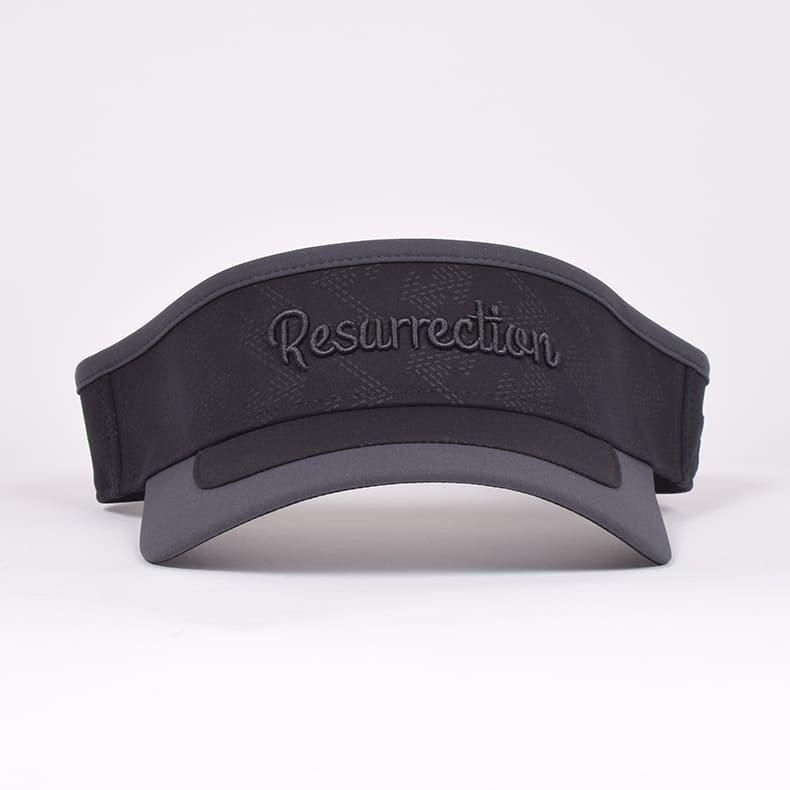 Resurrection MENS Two-Tone Embossed Sun Visor
