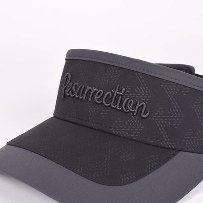 Resurrection MENS Two-Tone Embossed Sun Visor