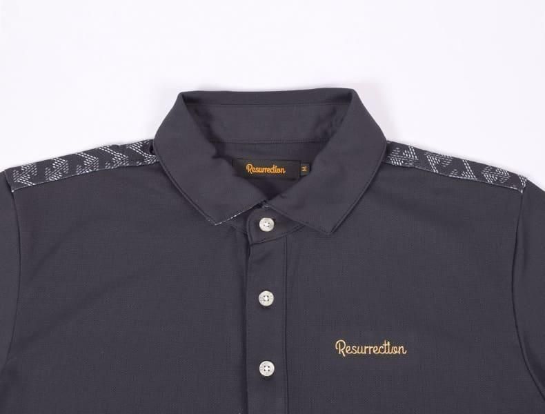 Resurrection MENS Back GM Wide Polo Shirt