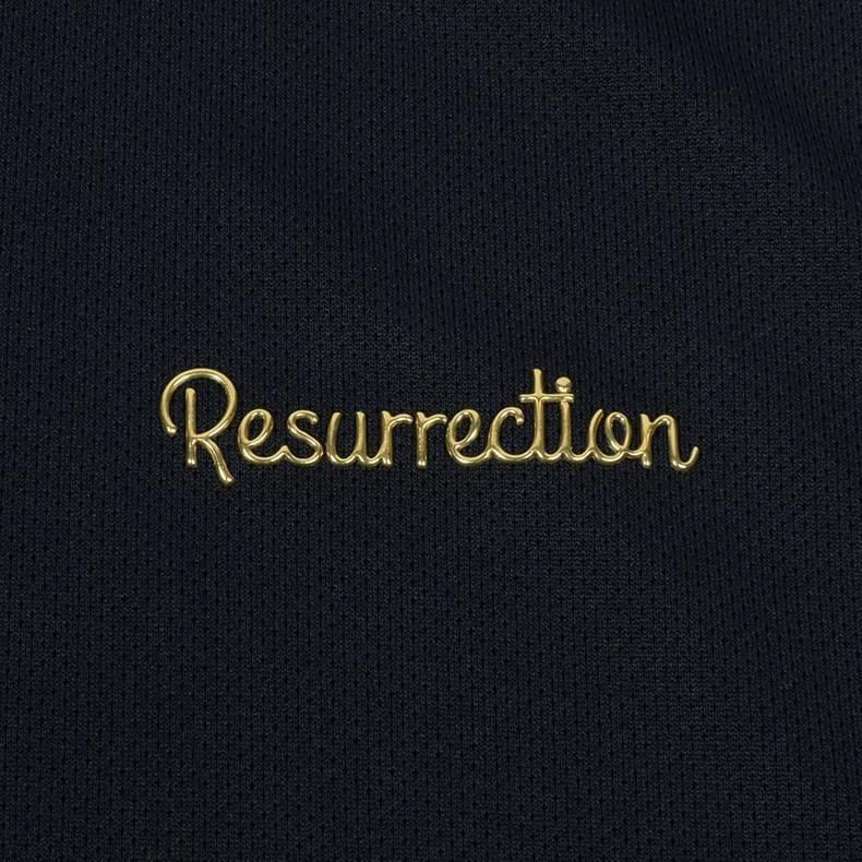 Resurrection WOMENS Peplum Frill Mock Neck (RELAX FIT)
