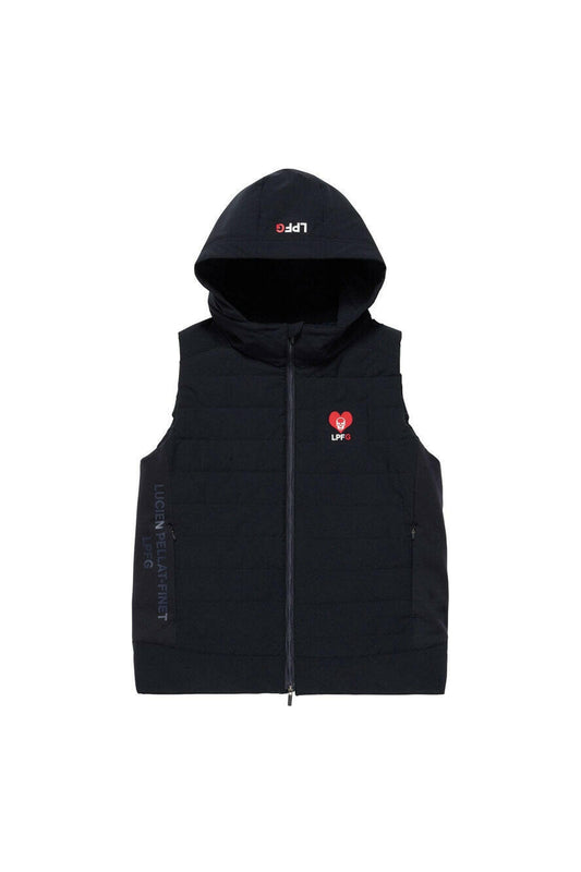 LUCIEN PELLAT-FINET WOMENS 中綿キルティング フードジップベスト