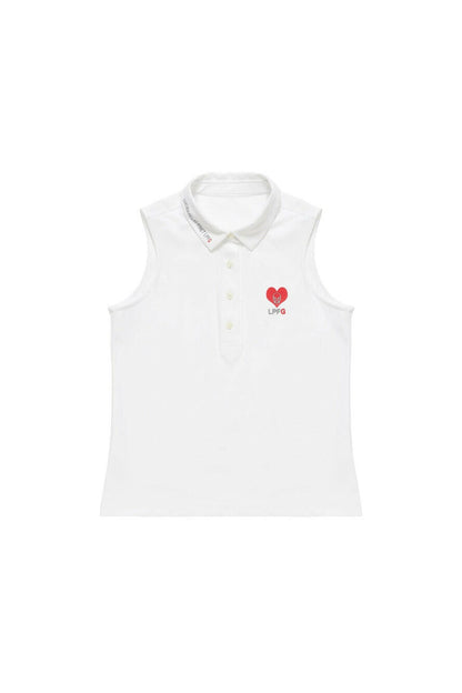 LUCIEN PELLAT-FINET LPFG WOMENS スリーブレスポロシャツ
