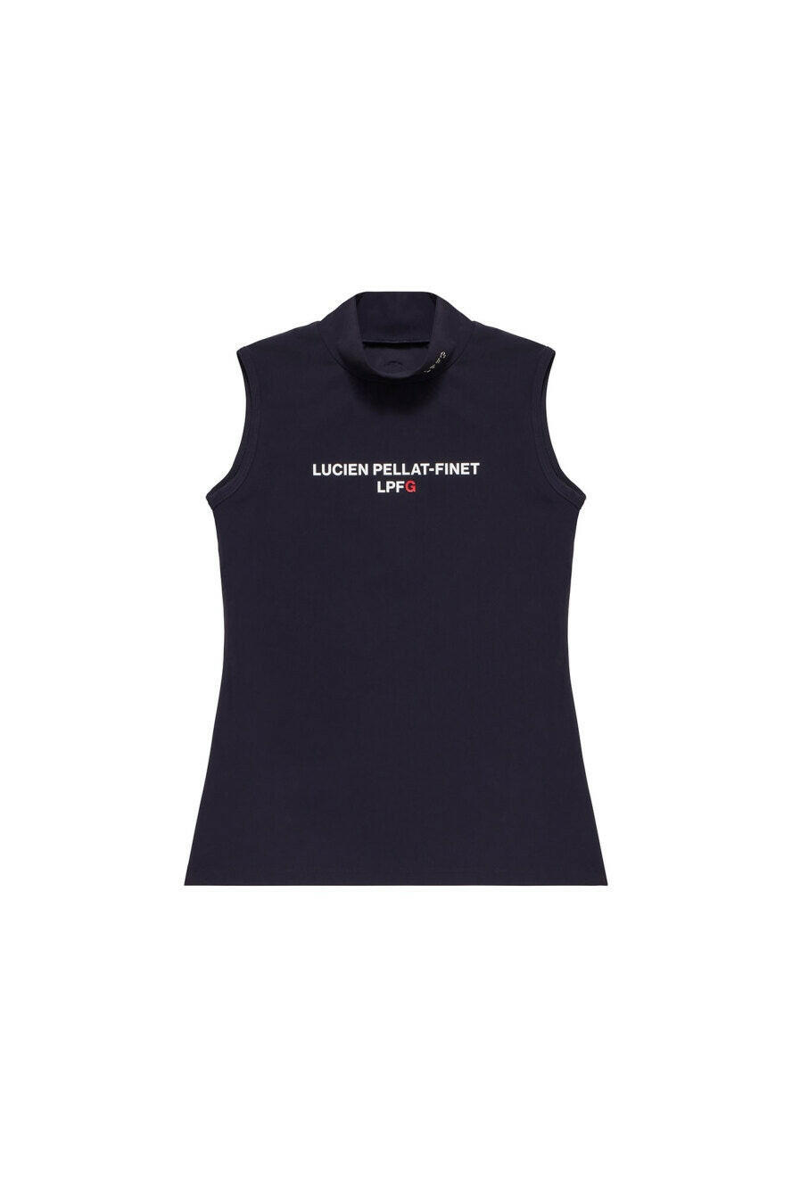 LUCIEN PELLAT-FINET LPFG WOMENS スリーブレスモックネックシャツ