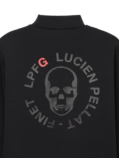 LUCIEN PELLAT-FINET LPFG MENS モックネック プルオーバー LPFG circle logo