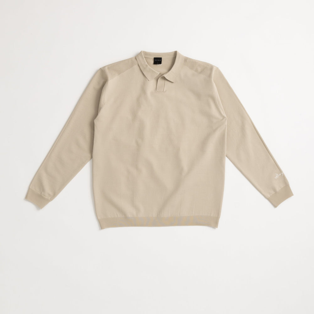 HERG1 MENS LIGHT KNIT SKIPPER LONG SLEEVE