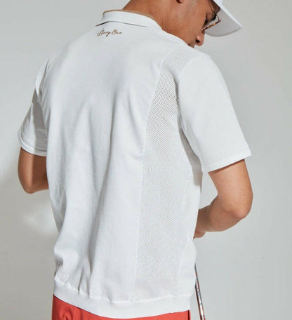 HERG1 MENS HIBRID MESH KNIT POLO (DE Limited)