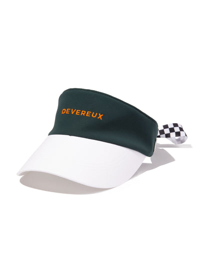 DEVEREUX GOLF WOMENS Dot Air Basic Checker Ribbon Visor