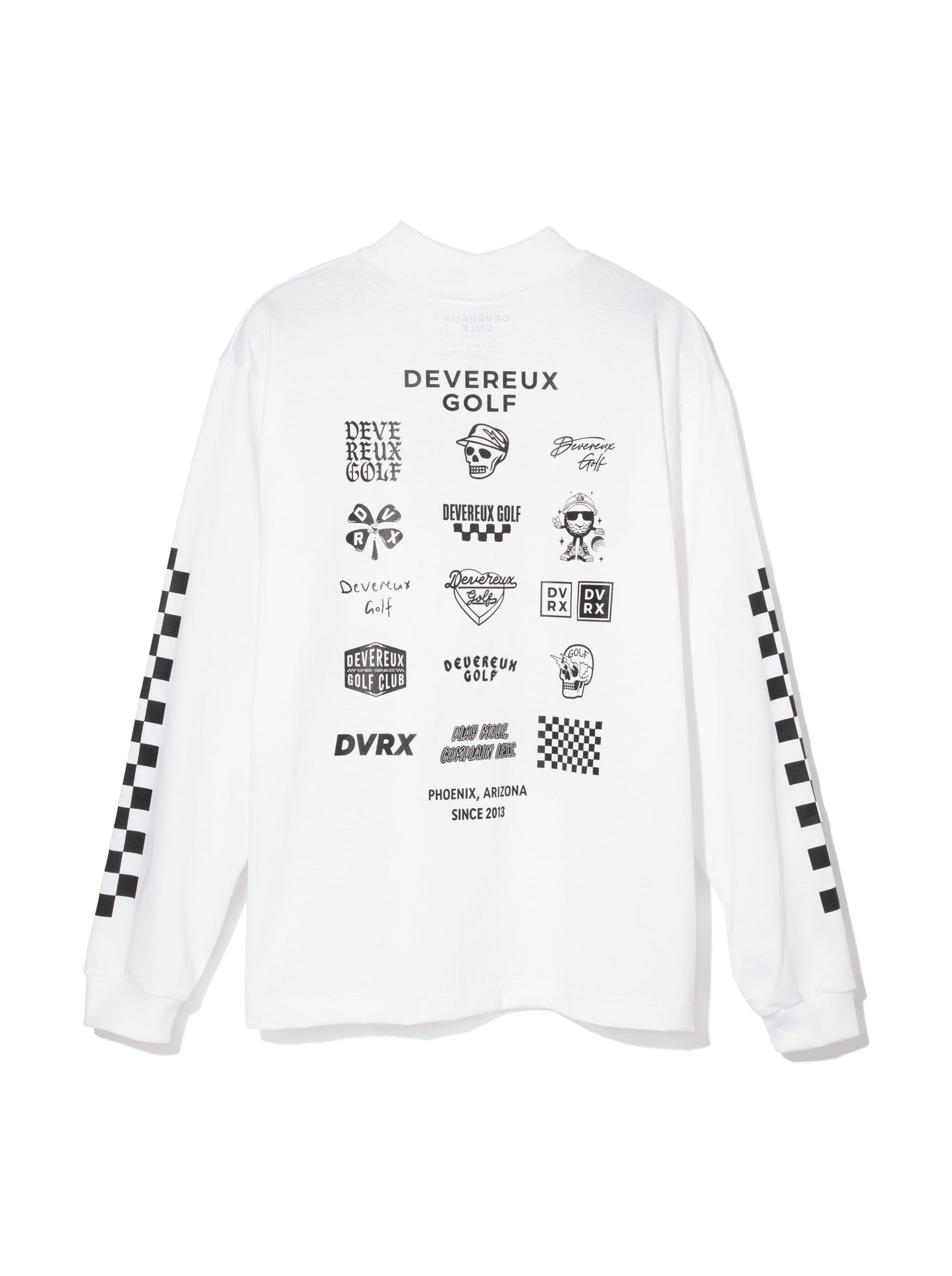 DEVEREUX GOLF MENS Logo Assorted Long Sleeve Mock TEE