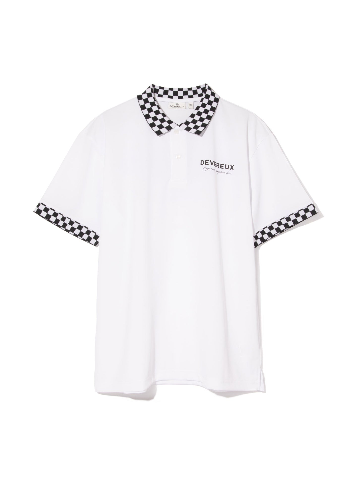 DEVEREUX GOLF MENS Icon Checker RibPolo