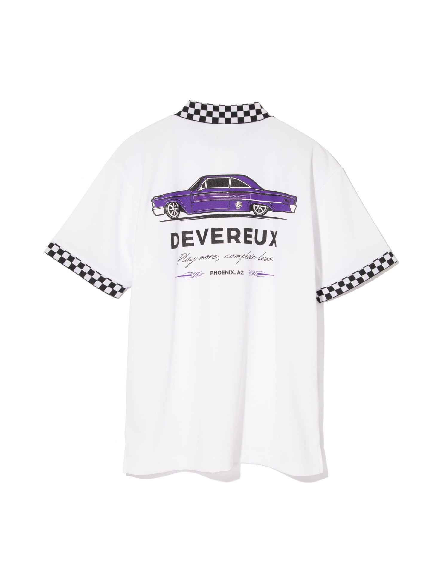 DEVEREUX GOLF MENS Icon Checker RibPolo