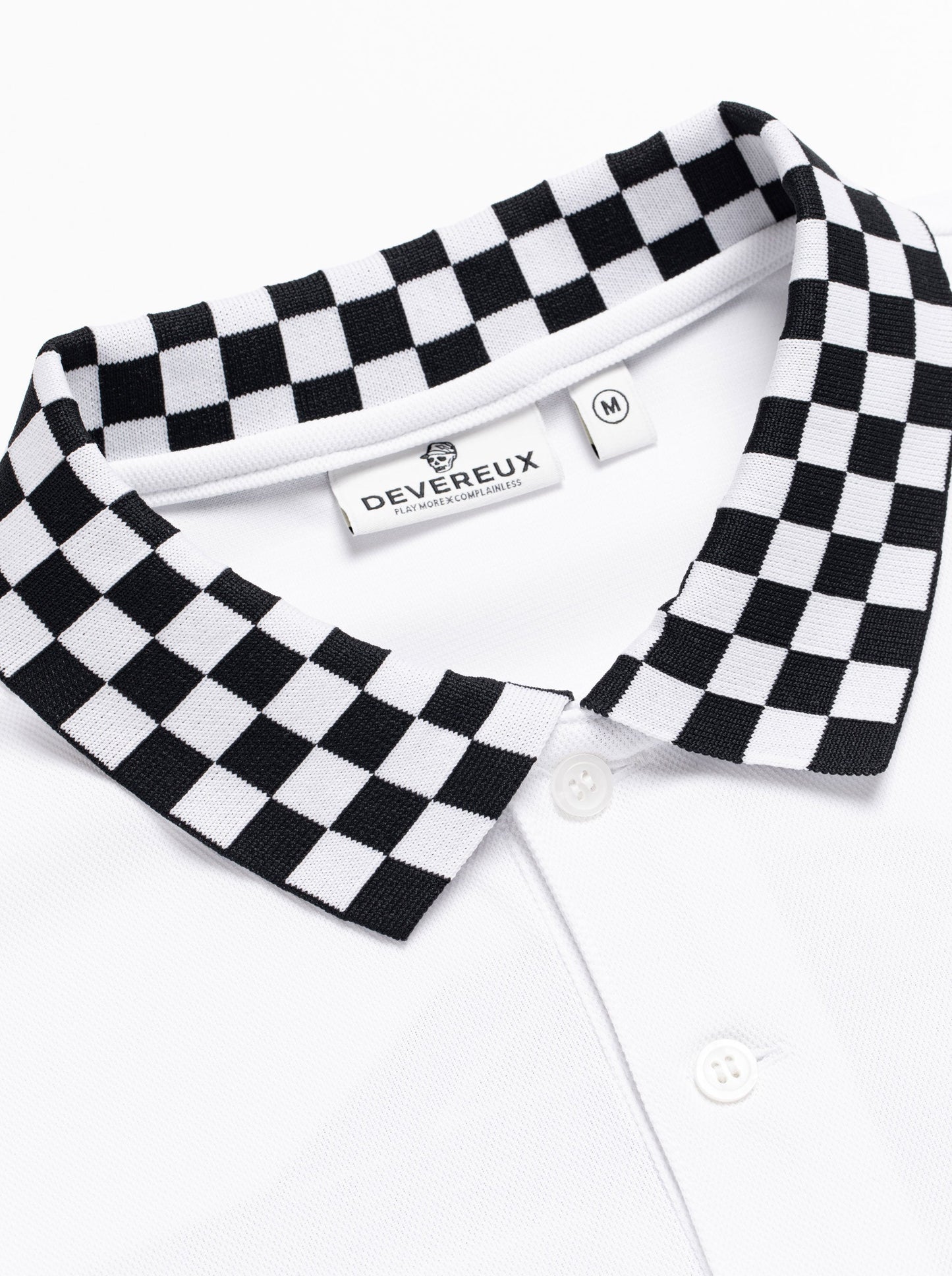 DEVEREUX GOLF MENS Icon Checker RibPolo
