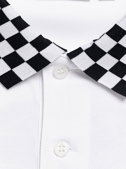 DEVEREUX GOLF MENS Icon Checker RibPolo