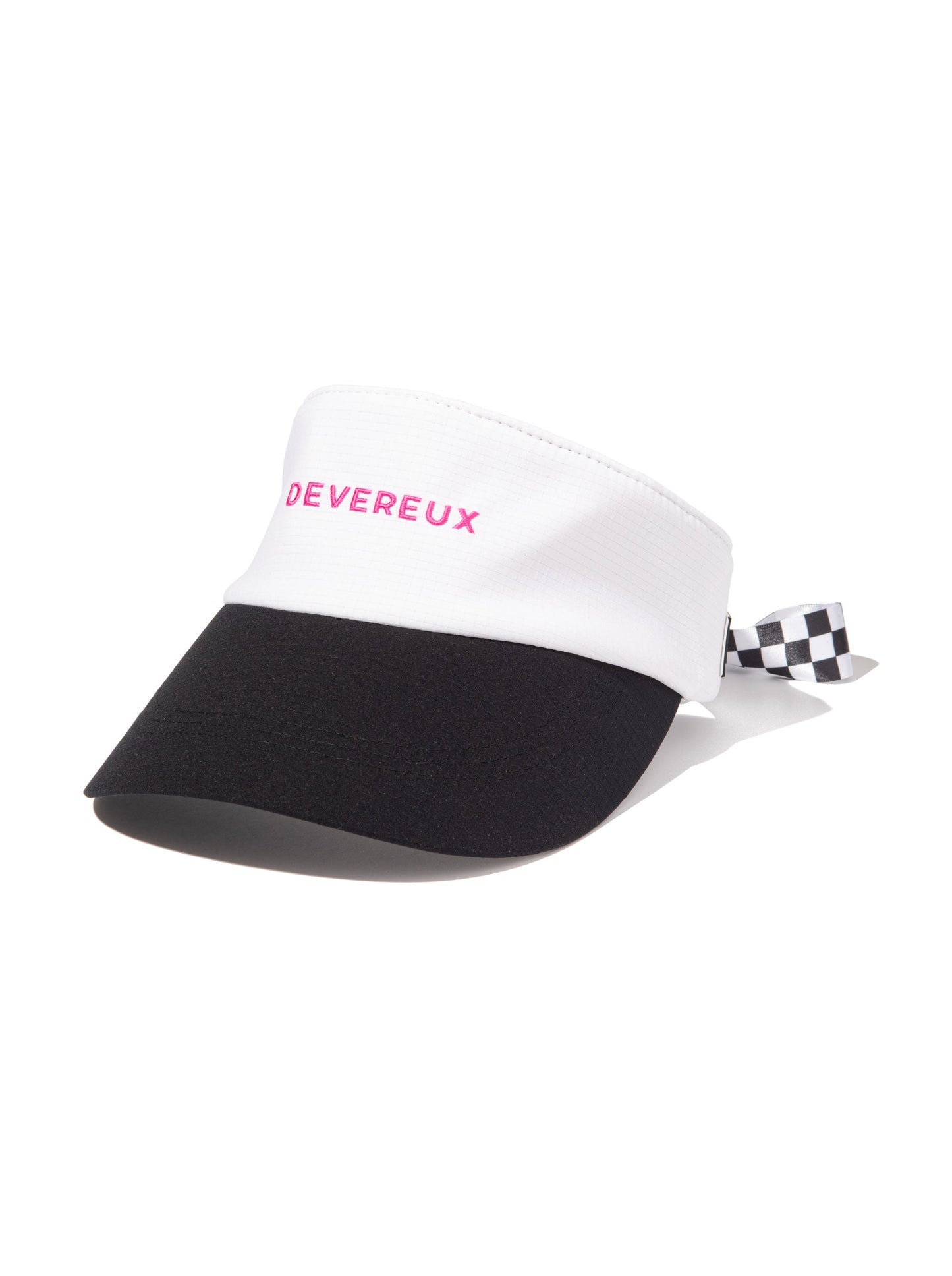DEVEREUX GOLF WOMENS Dot Air Basic Checker Ribbon Visor