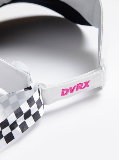 DEVEREUX GOLF WOMENS Dot Air Basic Checker Ribbon Visor