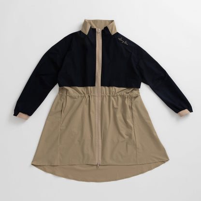 HERG1 WOMENS WINDPROOF&PACKABLE ONE-PIECE COAT