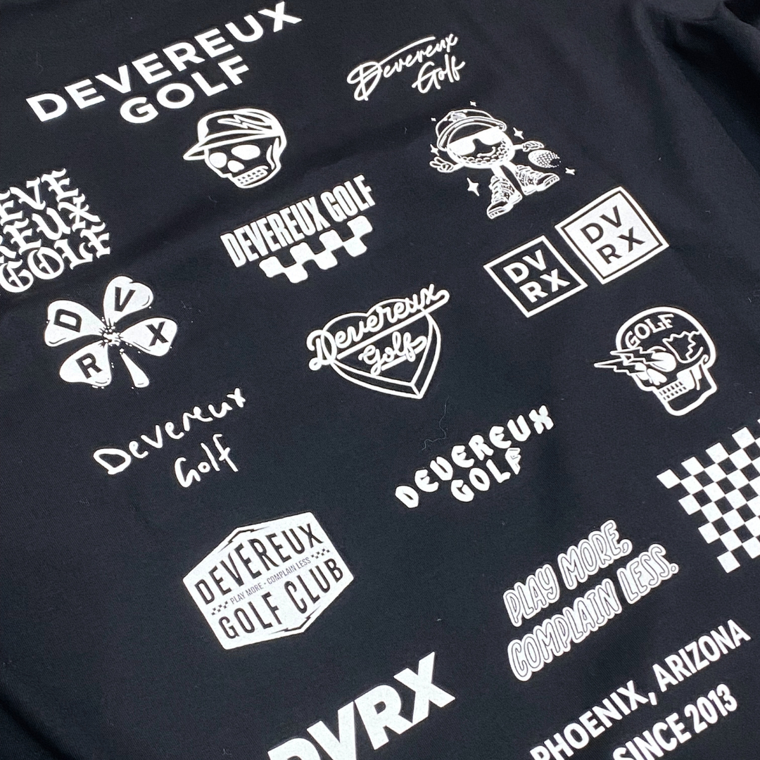 DEVEREUX GOLF MENS Logo Assortedmock TEE