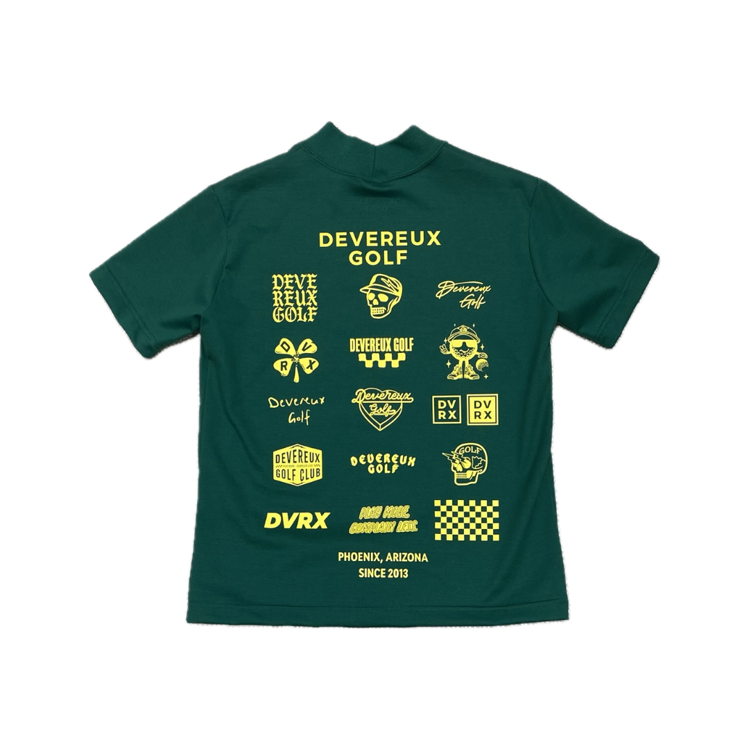 DEVEREUX GOLF WOMENS Logo Assorted Mock TEE