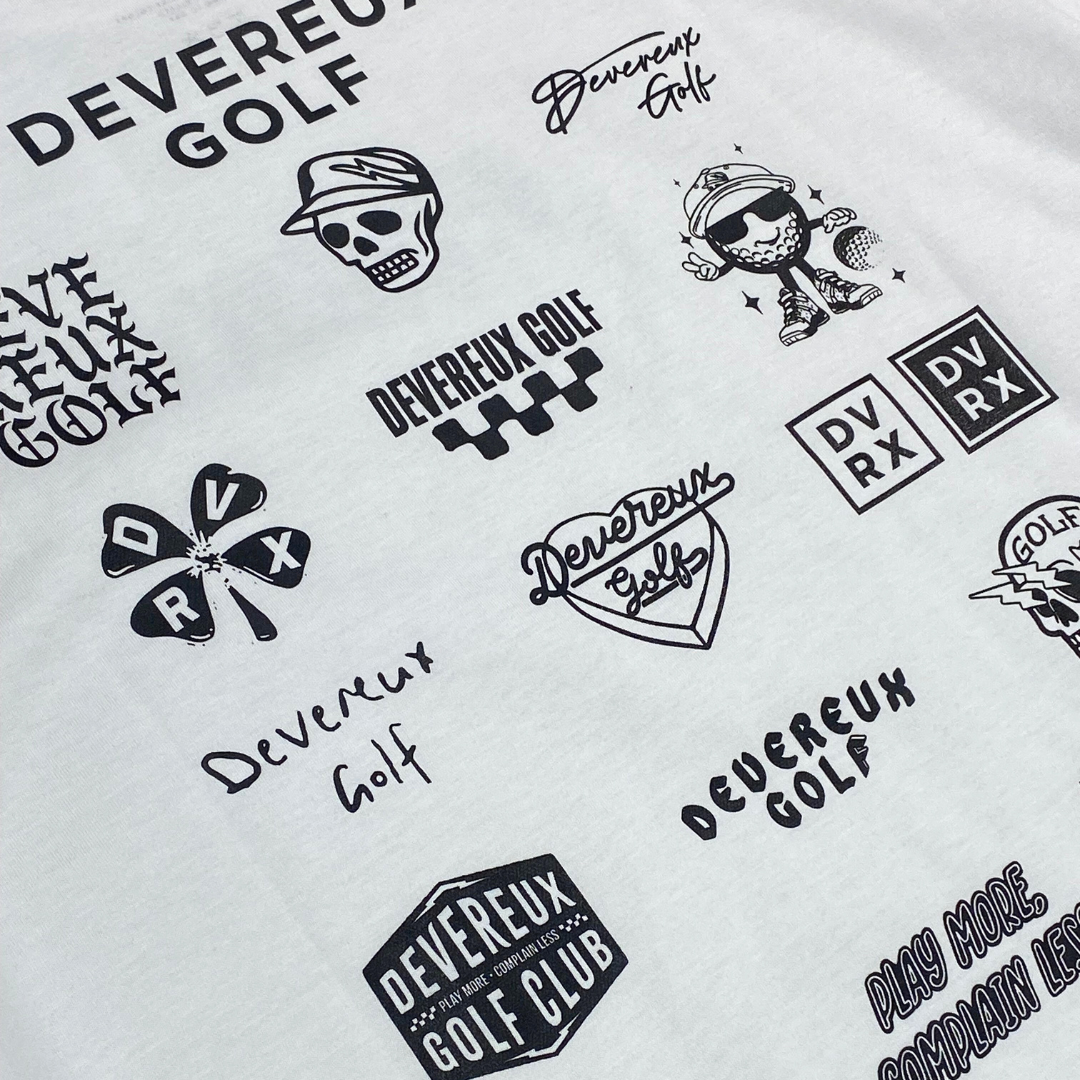 DEVEREUX GOLF MENS Logo Assortedmock TEE