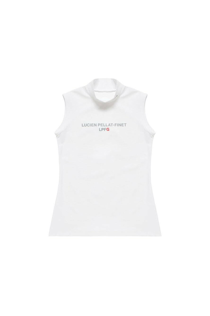 LUCIEN PELLAT-FINET LPFG WOMENS スリーブレスモックネックシャツ