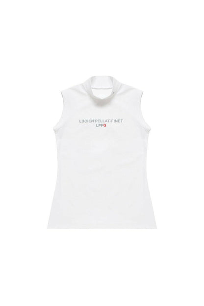 LUCIEN PELLAT-FINET LPFG WOMENS スリーブレスモックネックシャツ
