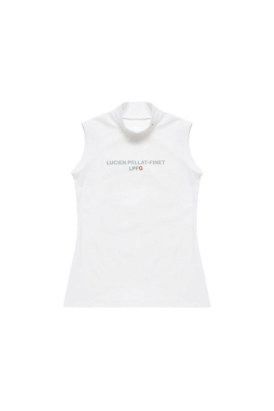 LUCIEN PELLAT-FINET LPFG WOMENS スリーブレスモックネックシャツ