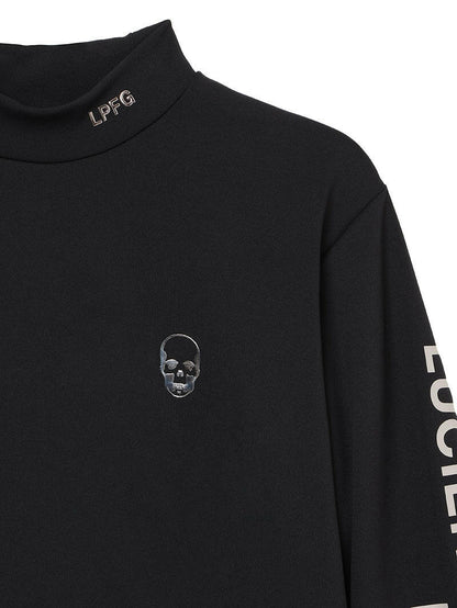 LUCIEN PELLAT-FINET LPFG MENS モックネック プルオーバー LPFG circle logo