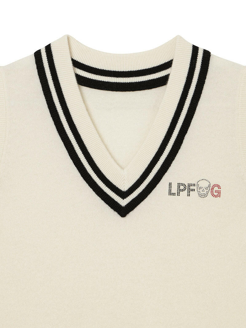 LUCIEN PELLAT-FINET LPFG WOMEN Ｖネック ベスト