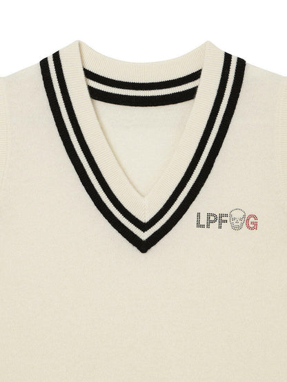 LUCIEN PELLAT-FINET LPFG WOMEN Ｖネック ベスト