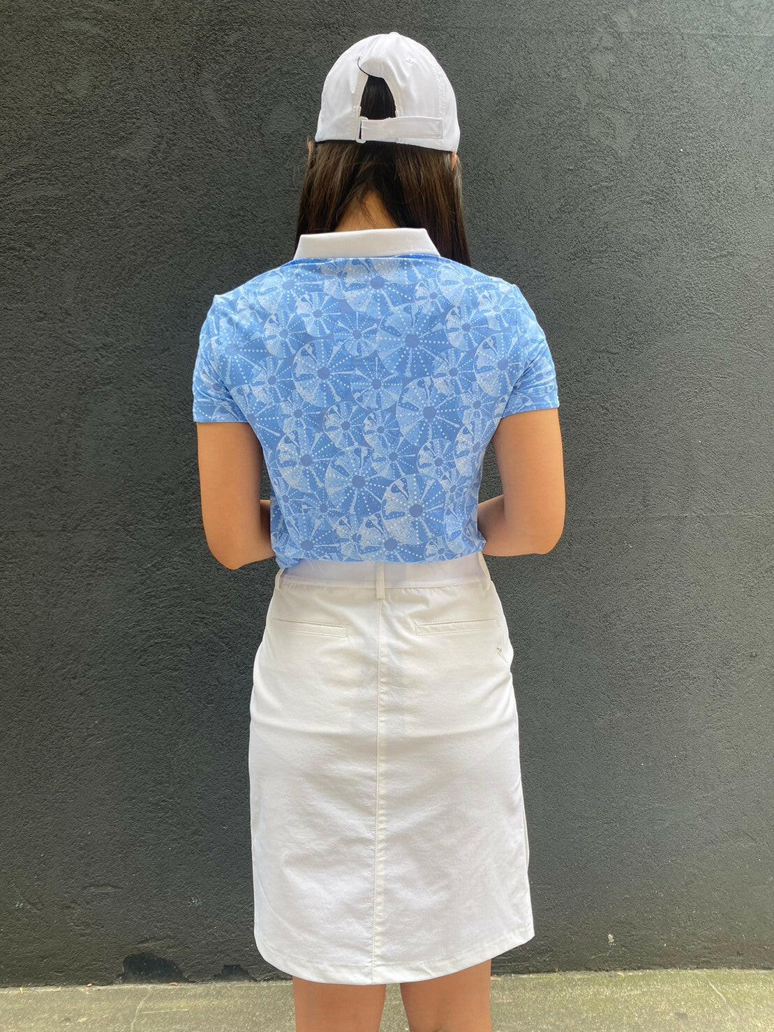 CHERVO WOMENS APSIK LIGHTWEIGHT SUNBLOCK® PRINTED POLO