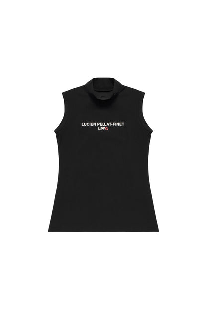 LUCIEN PELLAT-FINET LPFG WOMENS sleeveless mock neck shirt